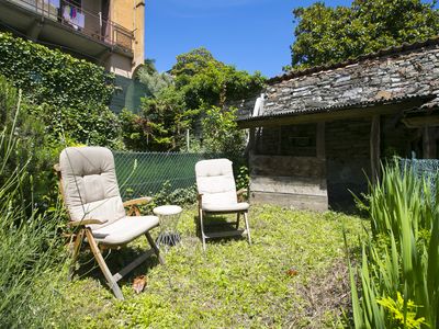 Privaten Garten am Hinterseite der Residenz