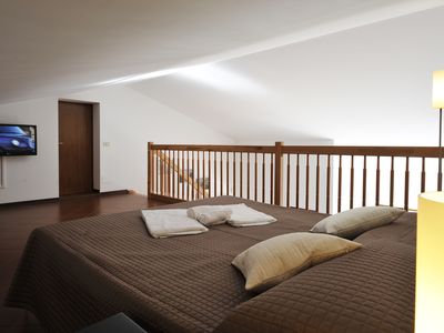 Schlafzimmer auf dem Mezzanin