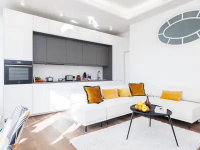 Küche und Essbereich