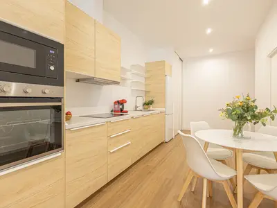 Küche und Essbereich