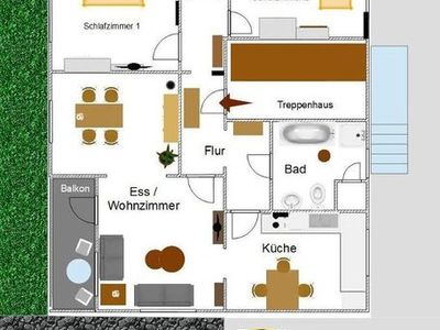 Appartement für 4 Personen (100 m²) in Mömlingen 6/10