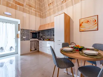 Küche und Essbereich