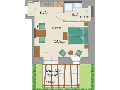 Appartement für 2 Personen in Muhr Am See 6/9