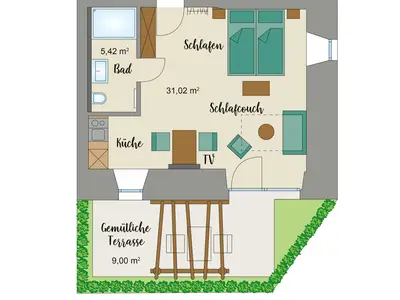 Appartement für 3 Personen in Muhr Am See 8/10