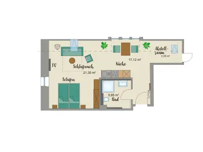 Appartement für 4 Personen in Muhr Am See 3/7