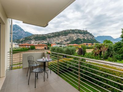 Ein weiterer romantischer Blick auf den großen Balkon zum Spaß