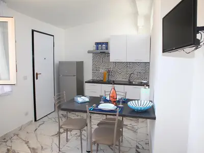 Küche und Essbereich