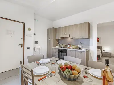 Küche und Essbereich