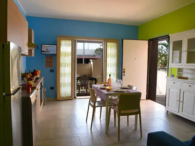 Küche und Essbereich