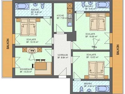 Appartement für 5 Personen (85 m²) in Nauders 6/10