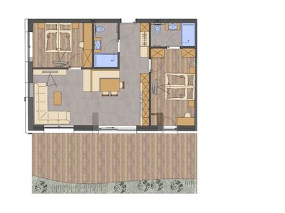 Appartement für 6 Personen (70 m²) in Nauders 2/2