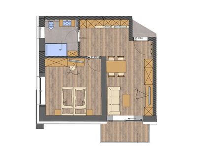 Appartement für 4 Personen (47 m²) in Nauders 2/2