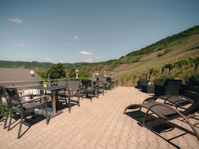 Weingut Zecherhof in Neef: Terrasse & Weinschänke