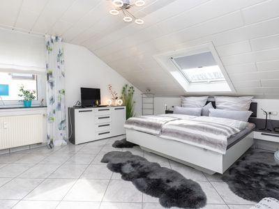 Ferienwohnung Dachgeschoss: Schlafzimmer