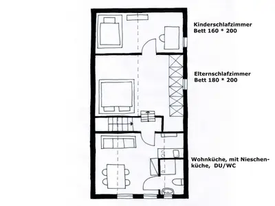 Grundriss Ferienwohnung