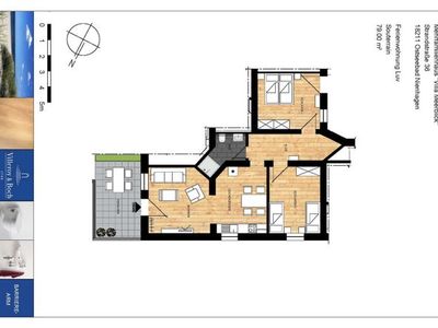 Appartement für 6 Personen (79 m²) in Nienhagen (Ostseebad) 3/10