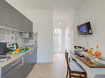 Küche und Essbereich