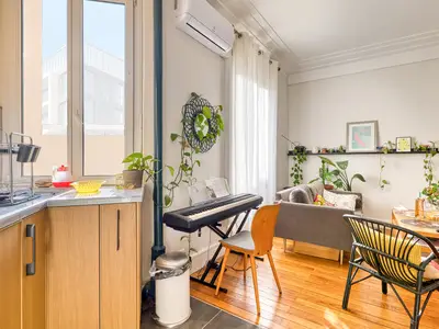 Küche und Essbereich