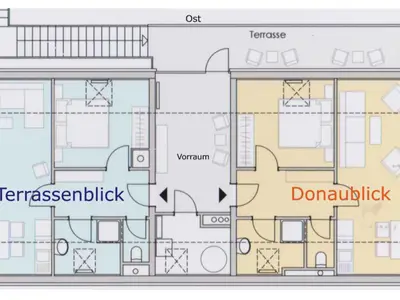 Grundriss Appartments