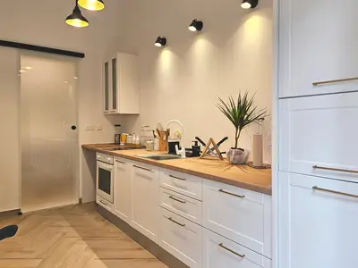 Küche und Essbereich