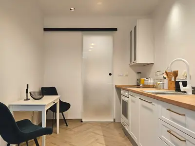 Küche und Essbereich