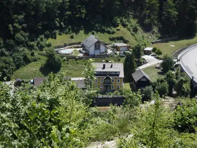 Blick Antonius Kapelle zum Ferienhaus an der Ybbs