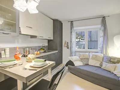 Küche und Essbereich