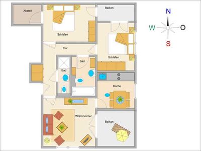 Appartement für 4 Personen (73 m²) in Ostseebad Kühlungsborn 3/10