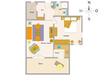 Appartement für 2 Personen (56 m²) in Ostseebad Kühlungsborn 3/10