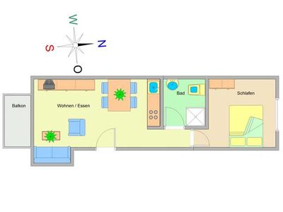 Appartement für 2 Personen (42 m²) in Ostseebad Kühlungsborn 3/10