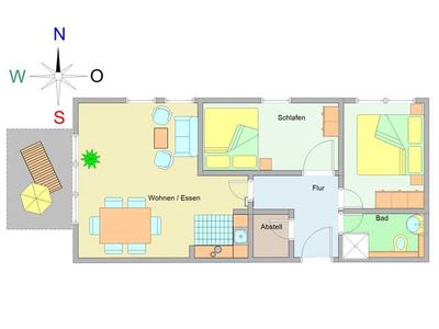 Appartement für 4 Personen (61 m²) in Ostseebad Kühlungsborn 3/10