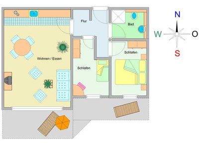 Appartement für 4 Personen (59 m²) in Ostseebad Kühlungsborn 3/10