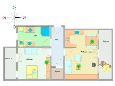 Appartement für 2 Personen (73 m²) in Ostseebad Kühlungsborn 3/10