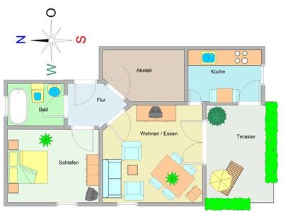 Appartement für 3 Personen (54 m²) in Ostseebad Kühlungsborn 3/10