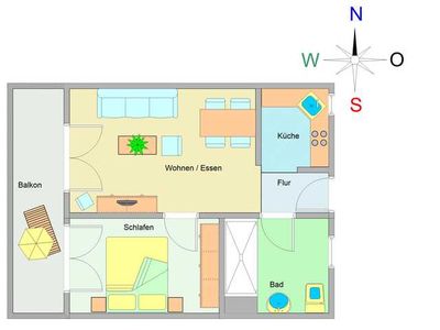 Appartement für 2 Personen (48 m²) in Ostseebad Kühlungsborn 3/10