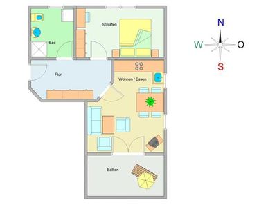 Appartement für 4 Personen (54 m²) in Ostseebad Kühlungsborn 3/10