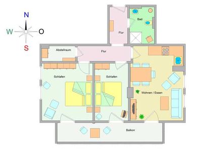 Appartement für 4 Personen (75 m²) in Ostseebad Kühlungsborn 3/10