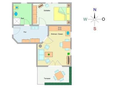 Appartement für 3 Personen (54 m²) in Ostseebad Kühlungsborn 2/10