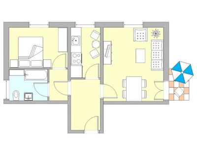 Appartement für 4 Personen (69 m²) in Ostseebad Kühlungsborn 10/10