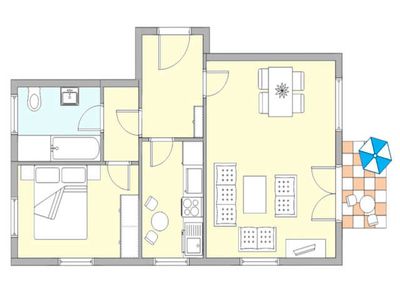 Appartement für 4 Personen (72 m²) in Ostseebad Kühlungsborn 9/9