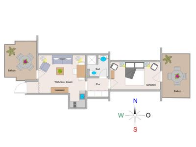 Appartement für 2 Personen (47 m²) in Ostseebad Kühlungsborn 3/10