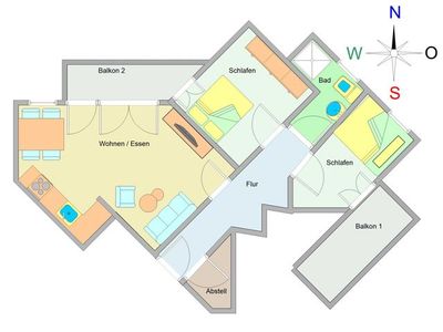 Appartement für 3 Personen (65 m²) in Ostseebad Kühlungsborn 3/10