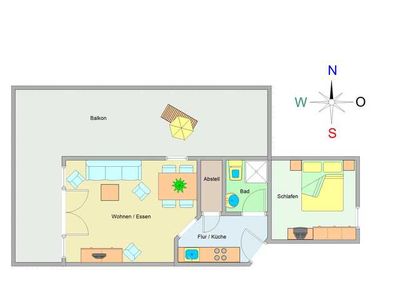 Appartement für 4 Personen (62 m²) in Ostseebad Kühlungsborn 3/10