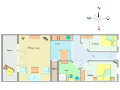 Appartement für 4 Personen (72 m²) in Ostseebad Kühlungsborn 3/10