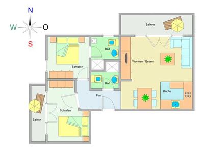 Appartement für 4 Personen (71 m²) in Ostseebad Kühlungsborn 3/10