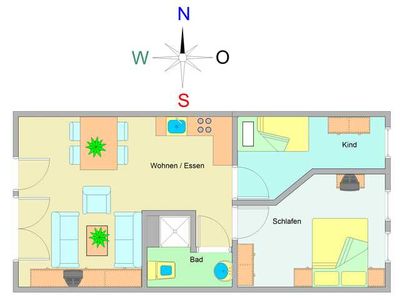 Appartement für 4 Personen (56 m²) in Ostseebad Kühlungsborn 3/10