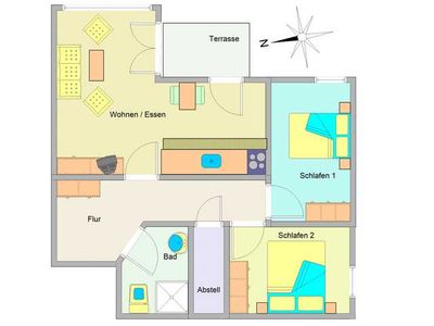 Appartement für 4 Personen (68 m²) in Ostseebad Kühlungsborn 3/10