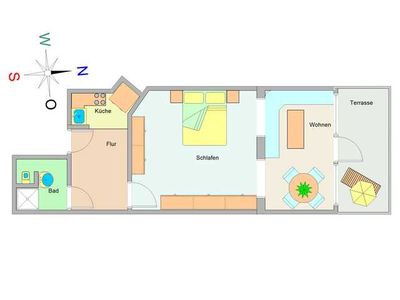 Appartement für 2 Personen (40 m²) in Ostseebad Kühlungsborn 3/10