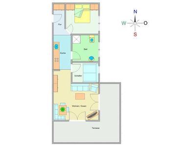 Appartement für 4 Personen (60 m²) in Ostseebad Kühlungsborn 3/10