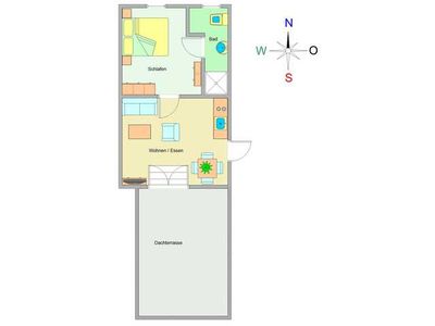 Appartement für 4 Personen (40 m²) in Ostseebad Kühlungsborn 3/10